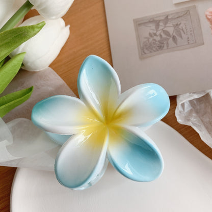 Pince à cheveux Plumeria – Pince fleur, accessoire capillaire pour femmes