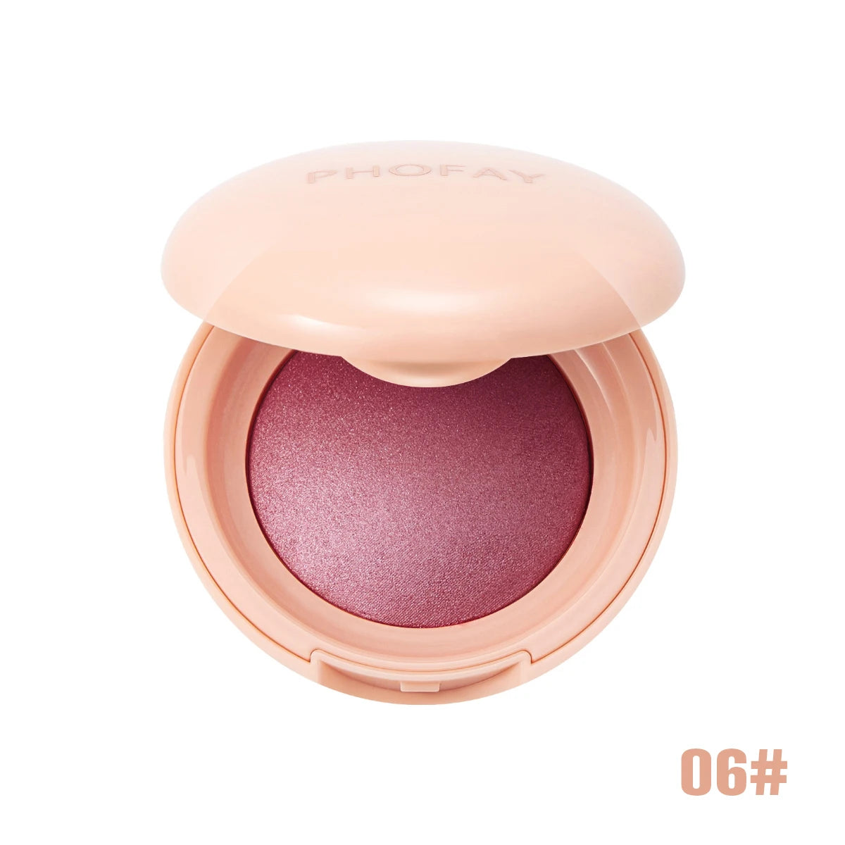 Luminous Powder Blush Glitter Highlighter Bronzer Palettes Longlasting Rose Shimmer Pink Pearl Soft Pinch Face Dropship