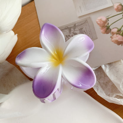 Pince à cheveux Plumeria – Pince fleur, accessoire capillaire pour femmes