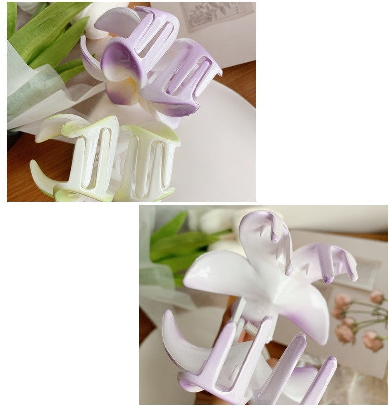 Pince à cheveux Plumeria – Pince fleur, accessoire capillaire pour femmes