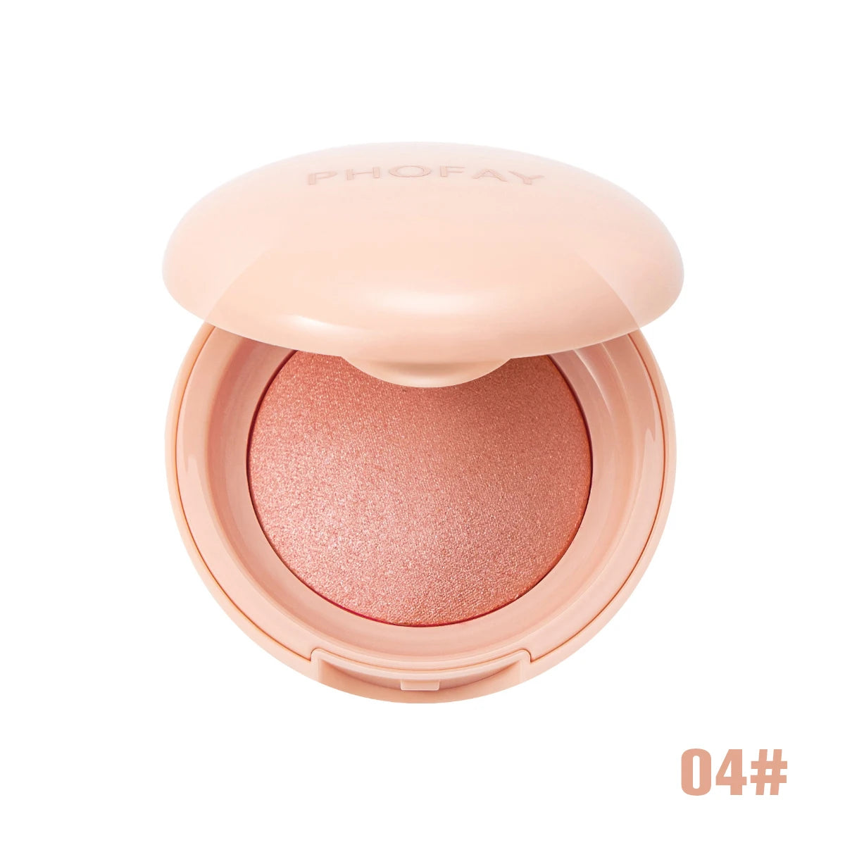 Luminous Powder Blush Glitter Highlighter Bronzer Palettes Longlasting Rose Shimmer Pink Pearl Soft Pinch Face Dropship