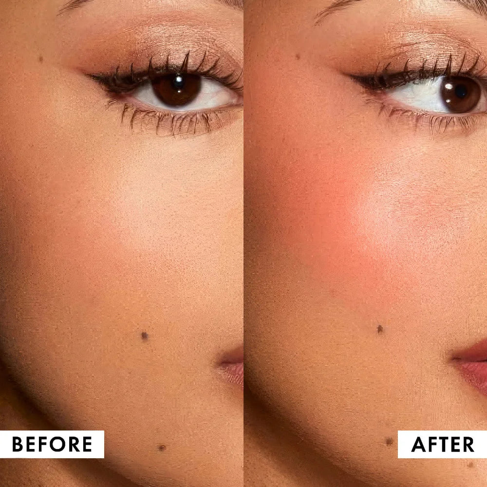 Luminous Powder Blush Glitter Highlighter Bronzer Palettes Longlasting Rose Shimmer Pink Pearl Soft Pinch Face Dropship