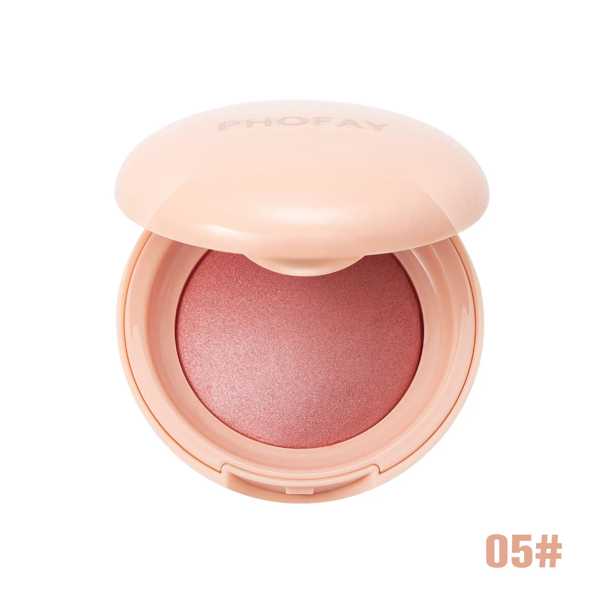 Luminous Powder Blush Glitter Highlighter Bronzer Palettes Longlasting Rose Shimmer Pink Pearl Soft Pinch Face Dropship
